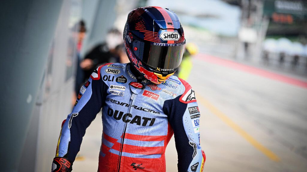  Marc Márquez, en los test de Sepang con Gresini.