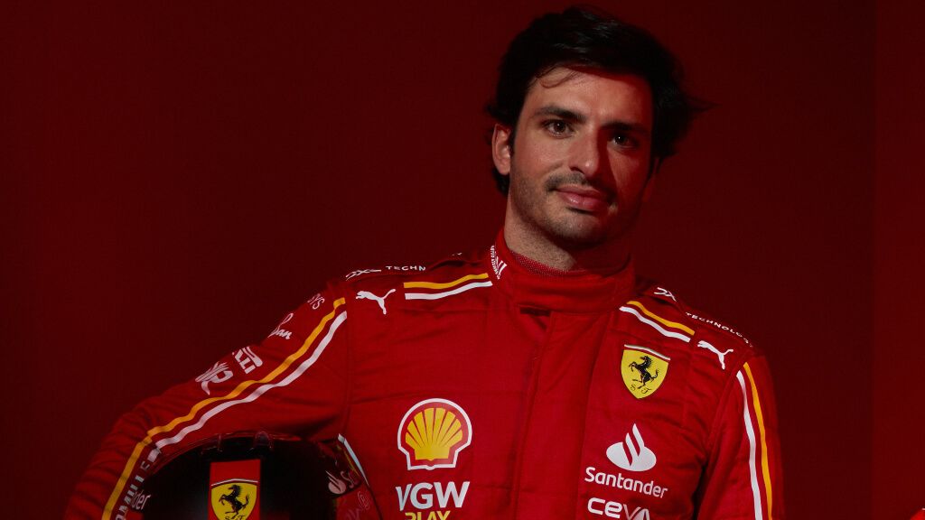 Carlos Sainz, listo para el 2024 con Ferrari.
