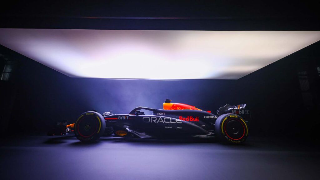 El RB20 de Max Verstappen y Checo Pérez.