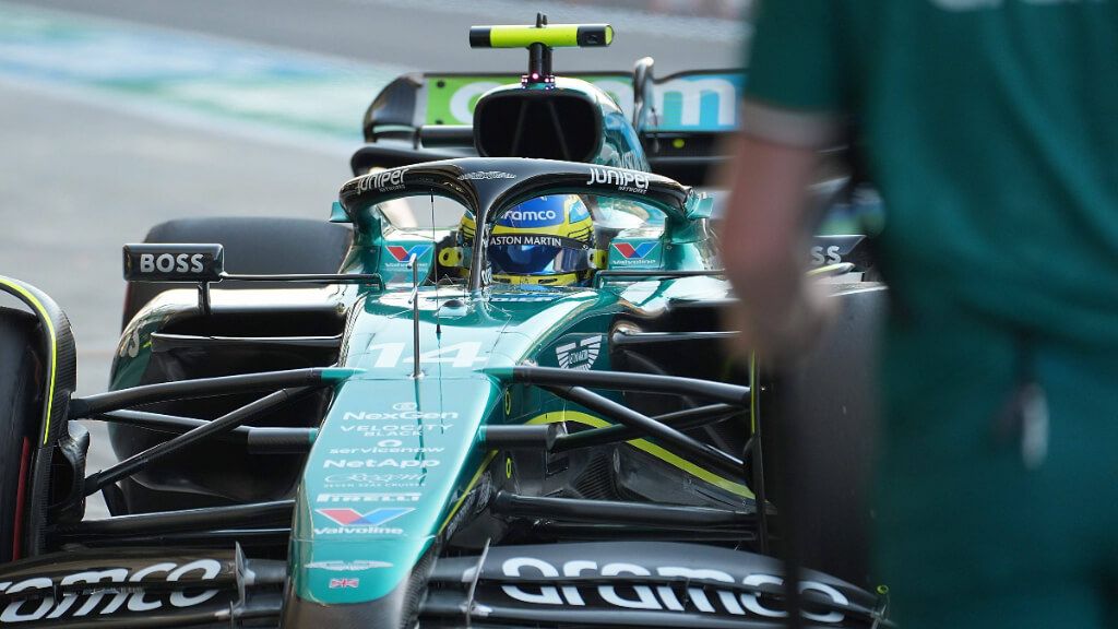 Fernando Alonso, en el GP de Bahréin.