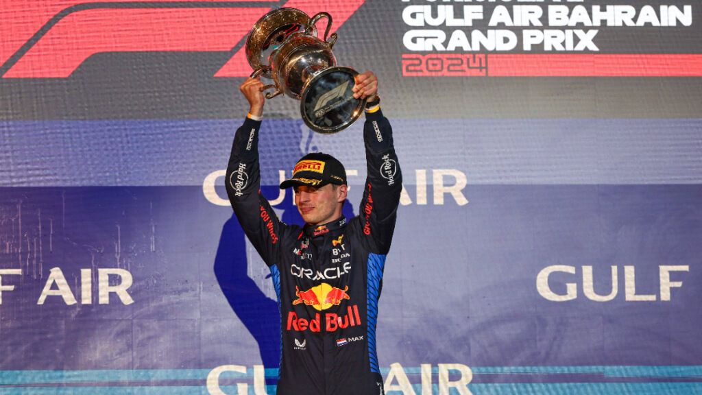 Max Verstappen, ganador del primer GP de F1 de 2024.