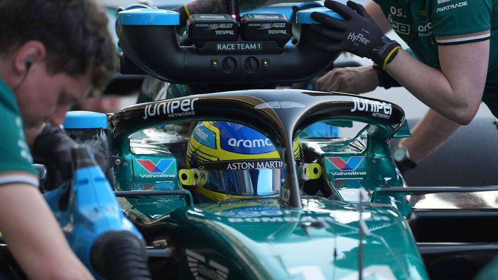 Fernando Alonso, en el GP de Arabia Saudita.