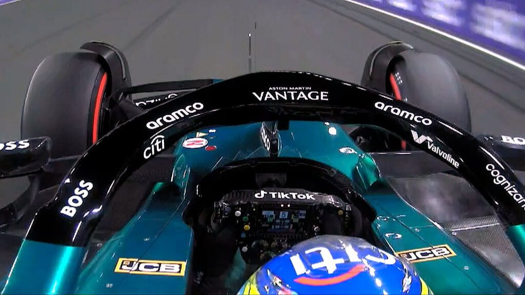 Fernando Alonso, en el GP de Arabia Saudí.