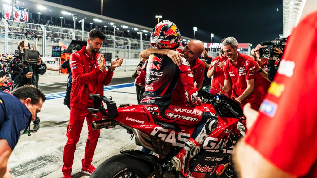  Pedro Acosta, en el GP de Qatar.