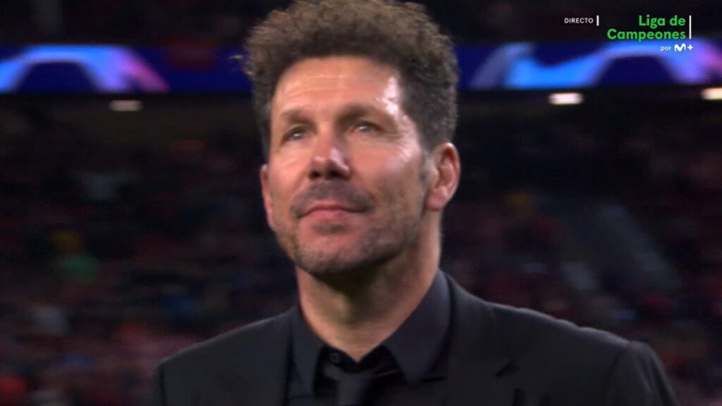  La emoción de Simeone tras la clasificación (Movistar +)