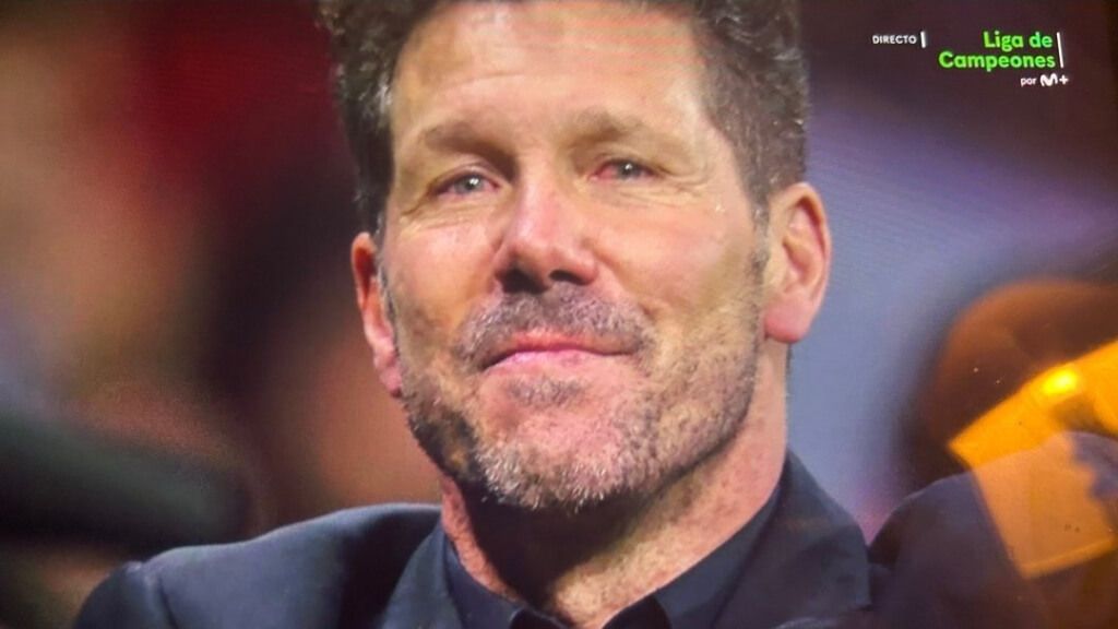  La emoción de Simeone tras la clasificación (Movistar +)