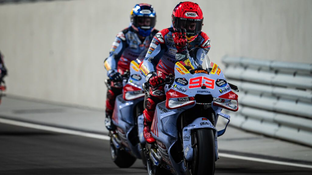  Marc Márquez, en el GP de Qatar,