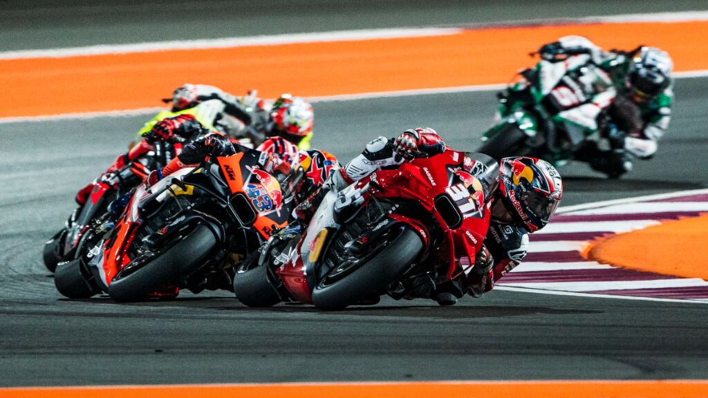 Pedro Acosta, en el GP de Qatar.