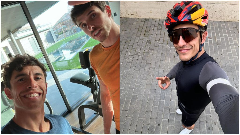  Marc y Alex Márquez y sus entrenamientos en los días de descanso