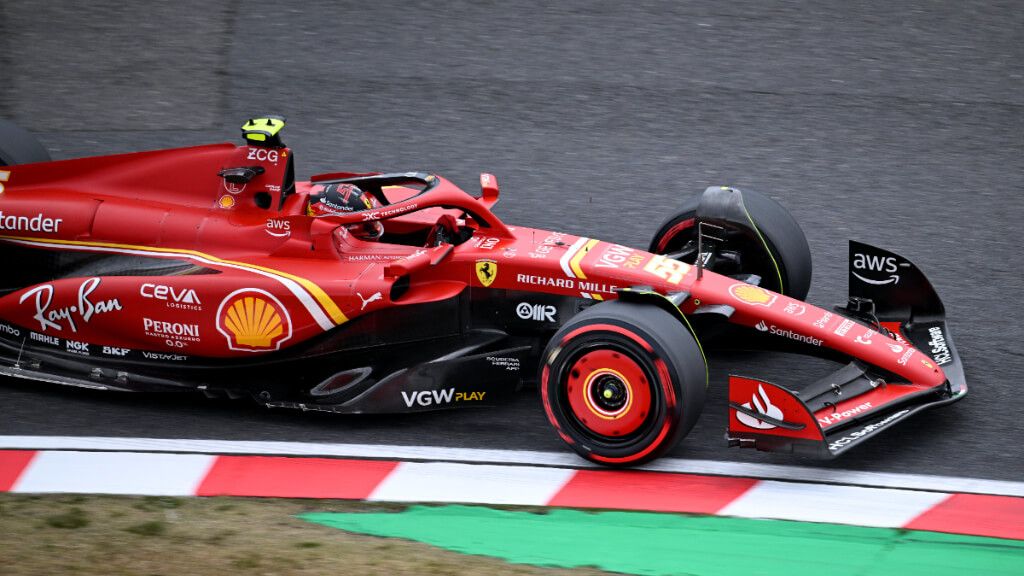  Carlos Sainz, en el GP de Suzuka.