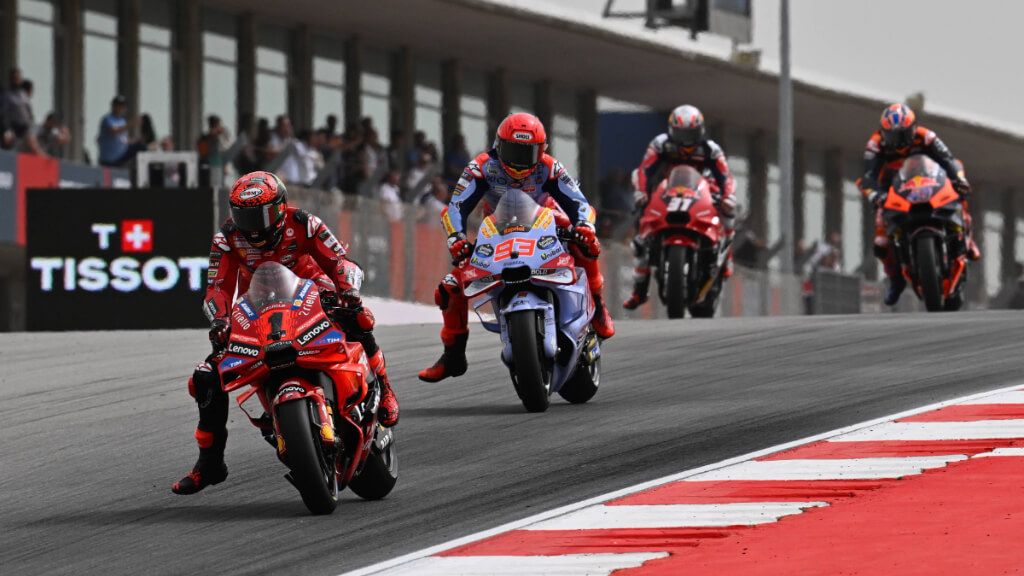  Marc Márquez, en el GP de Portimao.