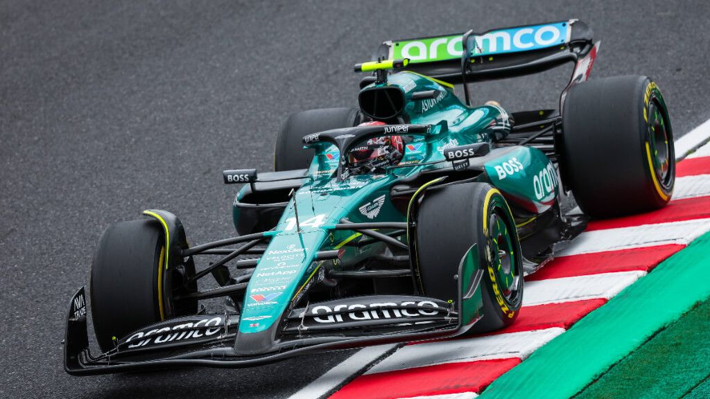  Fernando Alonso, en el GP de Suzuka.