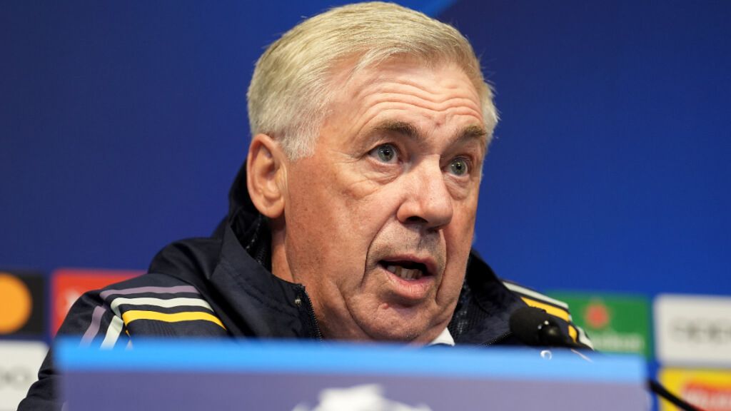 Carlo Ancelotti en rueda de prensa (Europa Press)