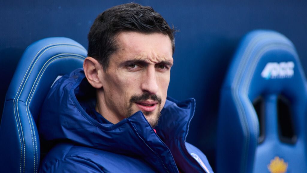  Stefan Savic en el banquillo del Atlético de Madrid (Europa Press)
