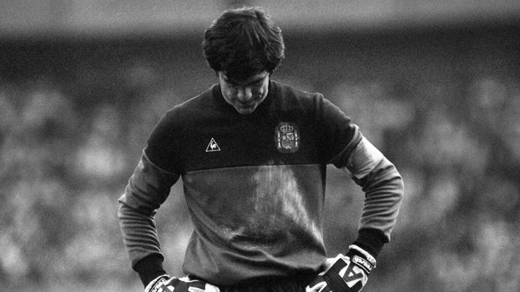  Luis Miguel Arconada, con la Selección Española (foto: Cordon Press).