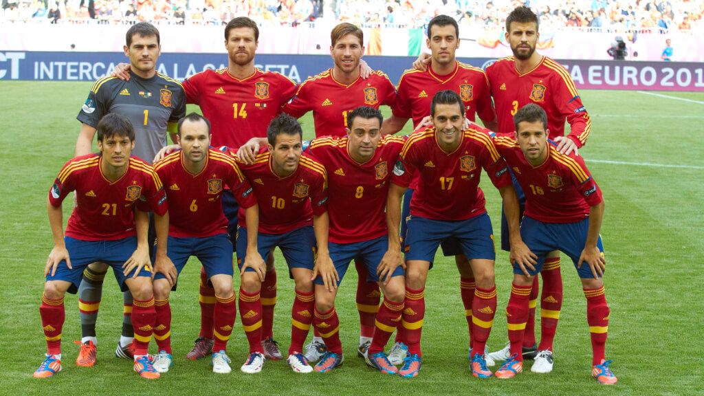  La Selección Española en la final de 2012 ante Italia (foto: Cordon Press).