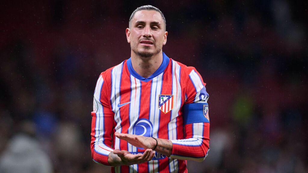  José María Giménez, durante el Atlético-Barcelona (foto: cordon Press).
