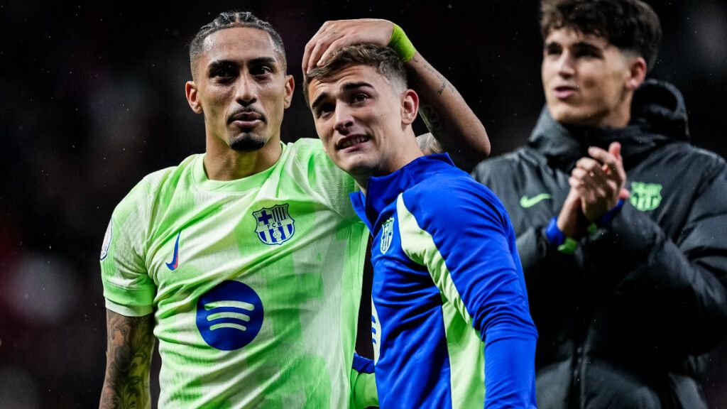  Gavi celebrando el pase a la final de Copa (Europa Press)