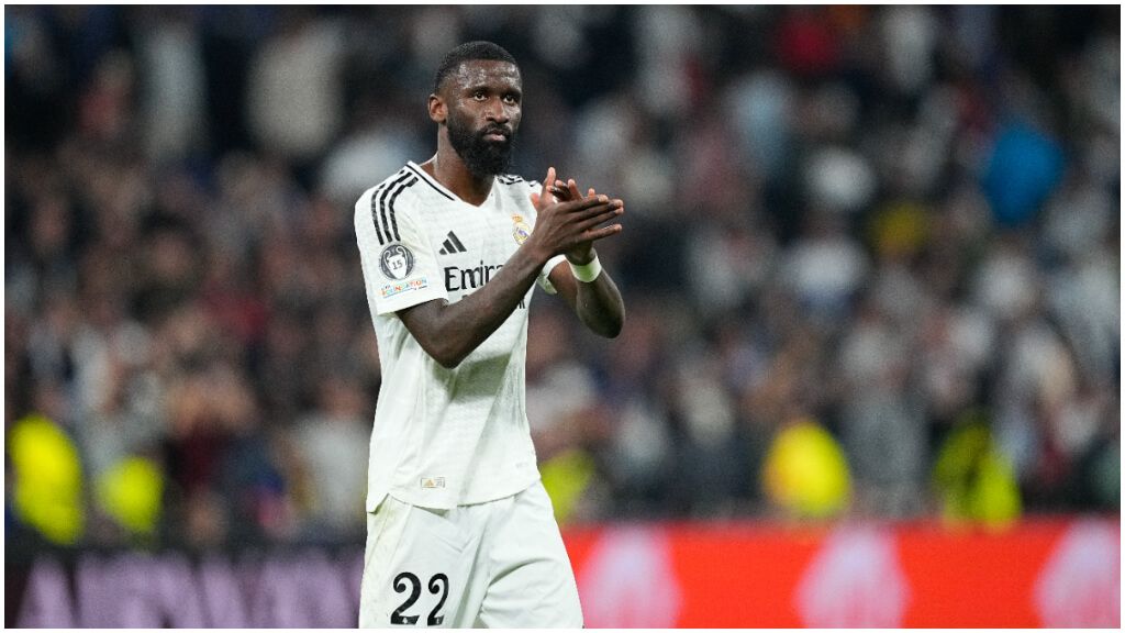  Antonio Rudiger durante el partido de Champions League frente al Milan. (Fuente: Europa Press)