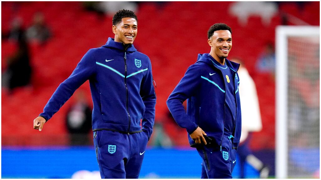  Trent Alexander-Arnold y Jude Bellingham. (Fuente: Europa Press)
