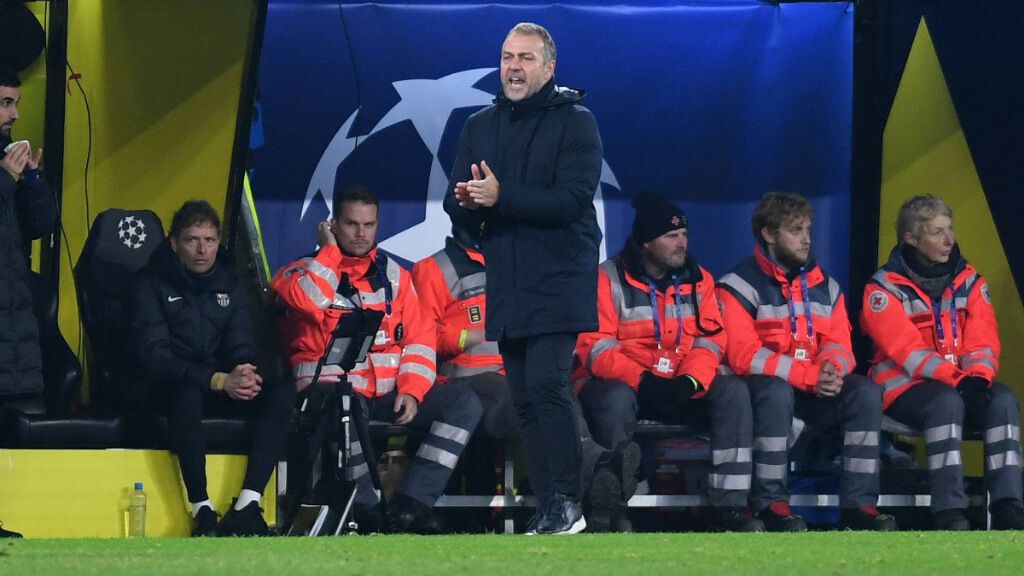 Hansi Flick fue elogiado por Rafa Yuste en el acto del Barça Academy (foto: Cordon Press).