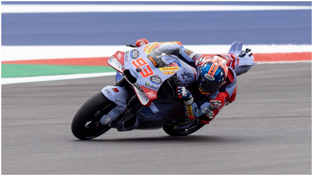 Marc Márquez, durante el GP de Austin.