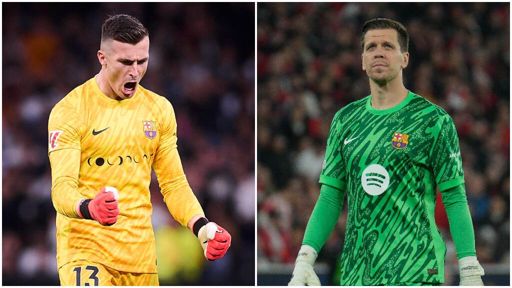 Iñaki Peña y Wojciech Szczęsny.