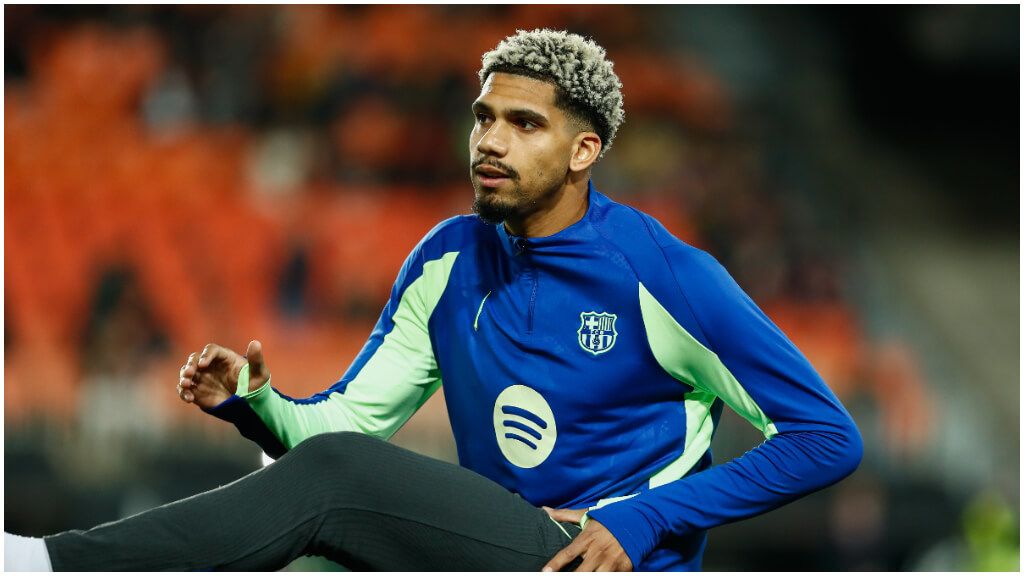  Ronald Araújo, jugador del FC Barcelona.