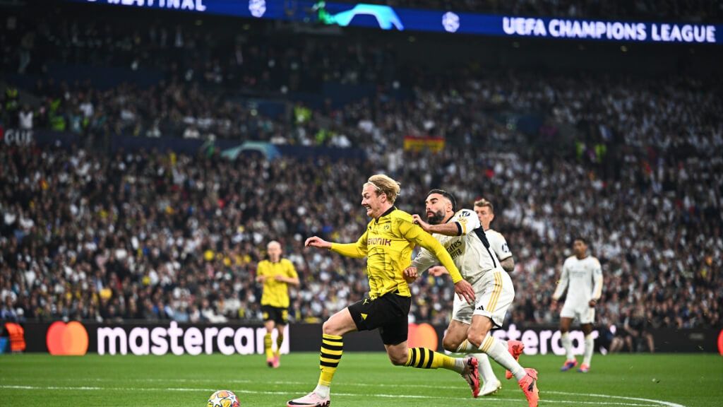 Julian Brandt tuvo una ocasión de adelantar al Borussia Dortmund ante el Real Madrid (foto: Europa Press)