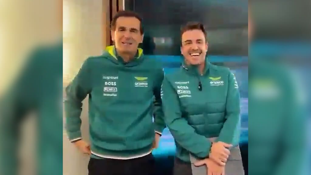 Fernando Alonso felicita a la Agrupación de Tráfico de la Guardia Civil y se desatan los vaciles