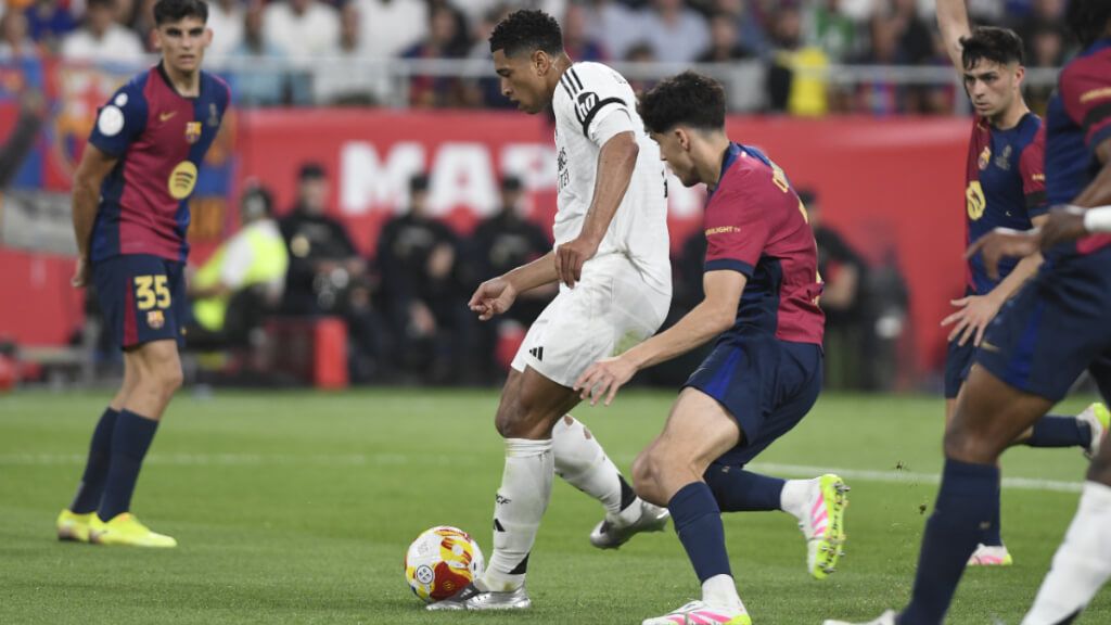 Jude Bellingham, en la final de Copa del Rey contra el Barça