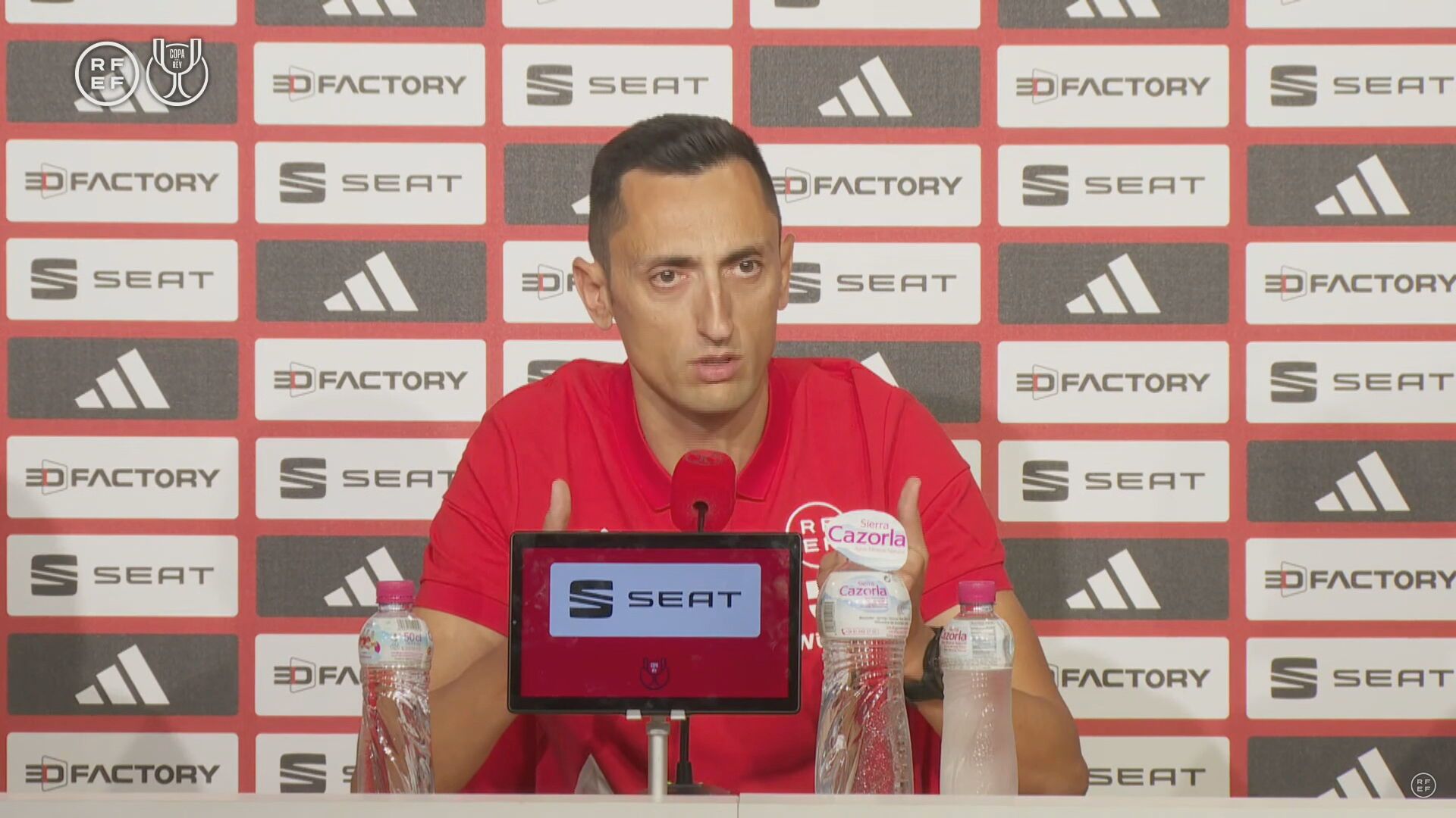 Sánchez Martínez habla sobre las manos.