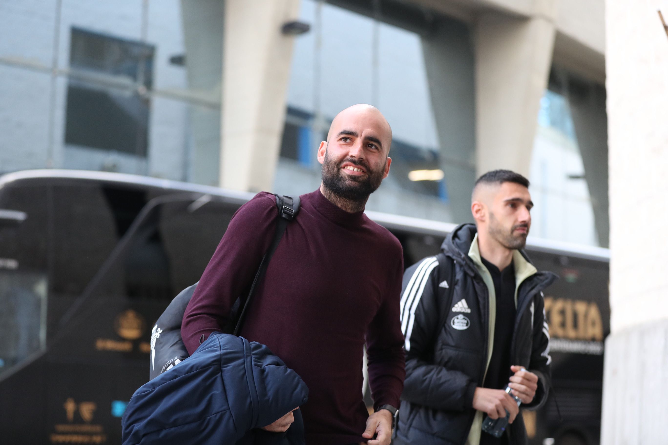  Claudio Giráldez a su llegada a Riazor (Foto RC Celta).