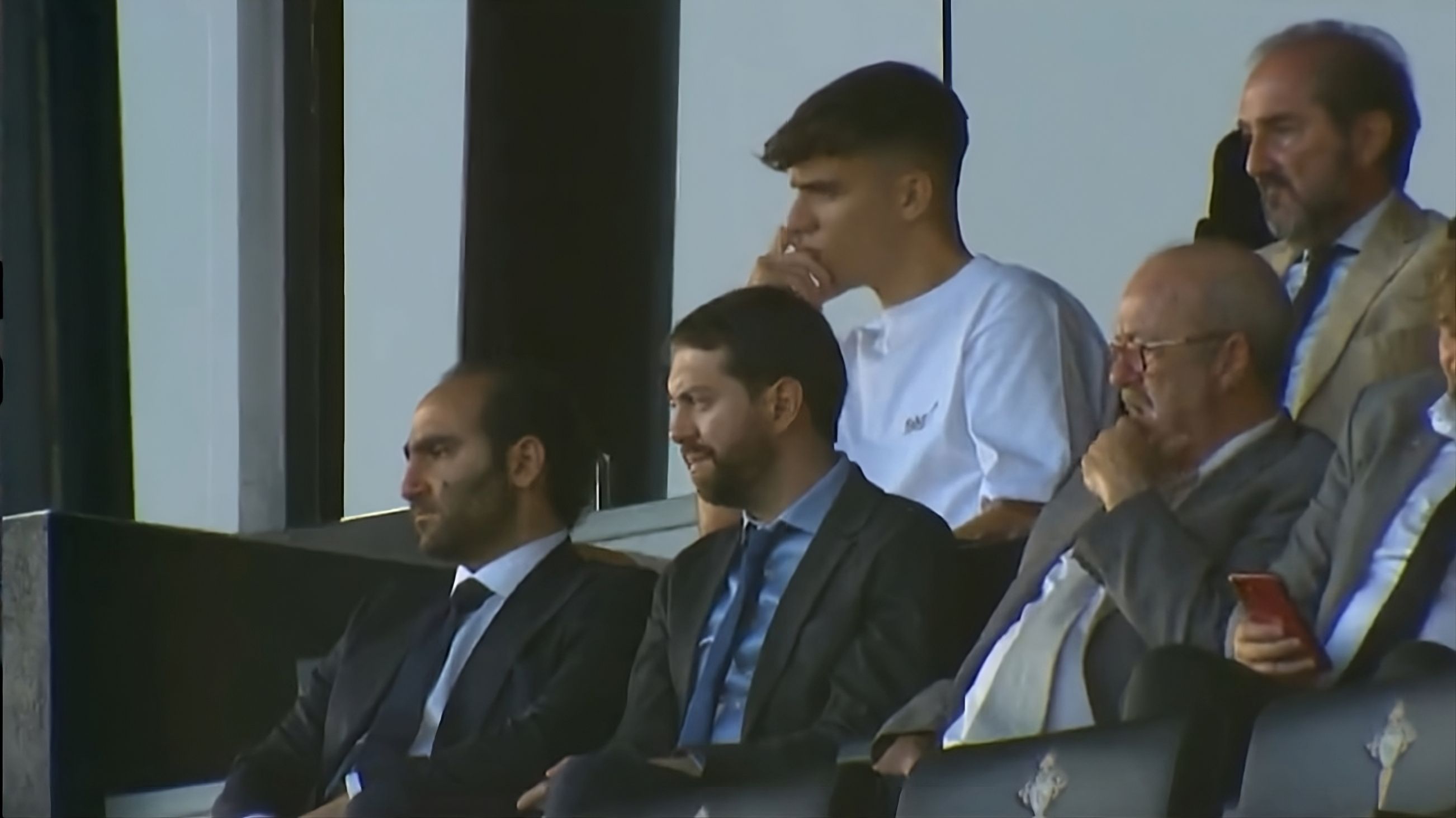  Gabri Veiga, en Riazor viendo el Celta - Getafe.