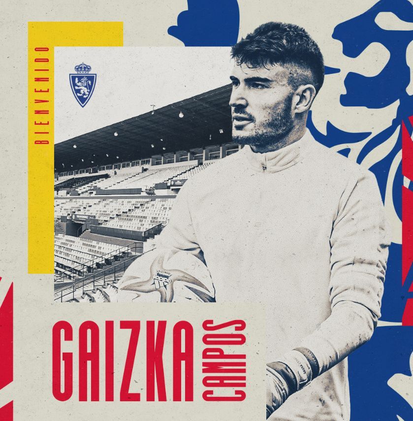 Gaizka Campos, nuevo fichaje del Real Zaragoza.