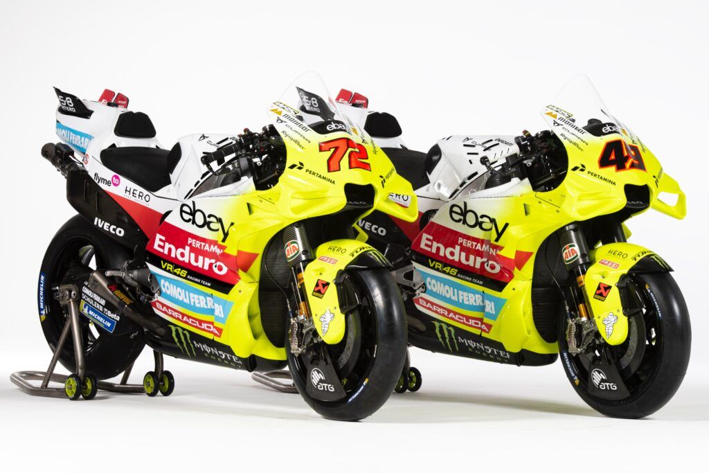  Las motos de Marco Bezzecchi y Fabio Di Giannantonio.