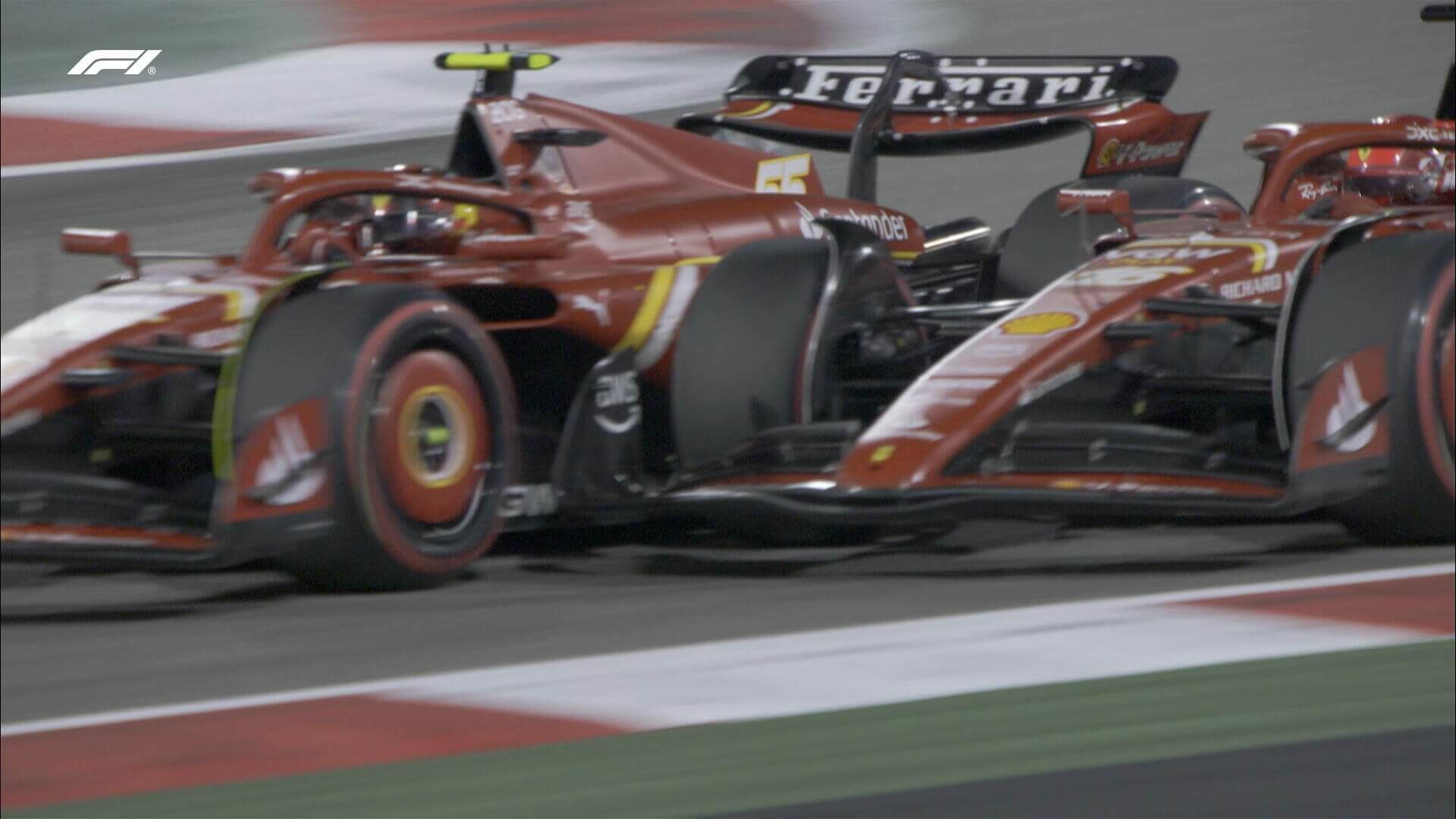 Carlos Sainz y Charles Leclerc.