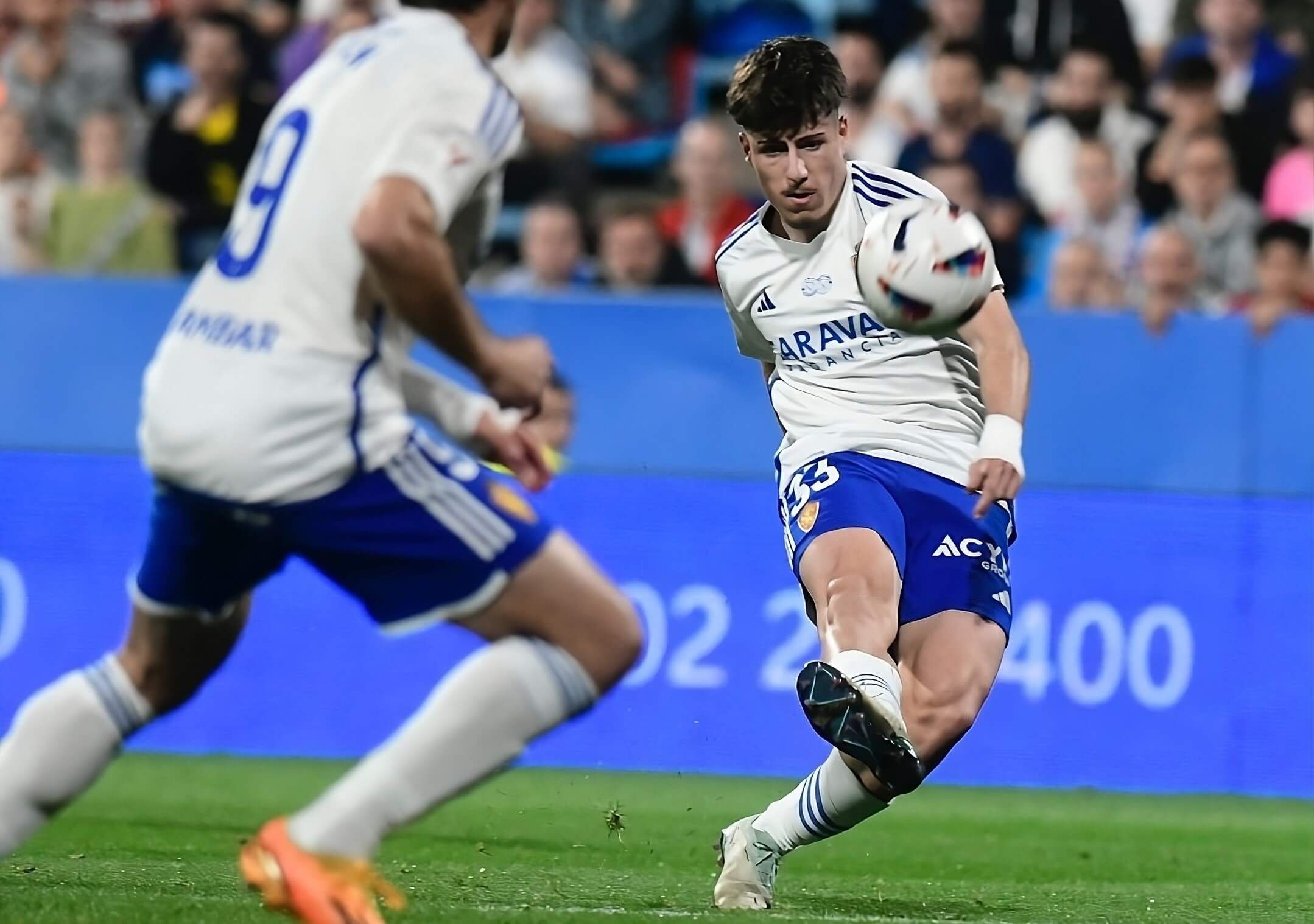 Adrián Liso, con el primer equipo.