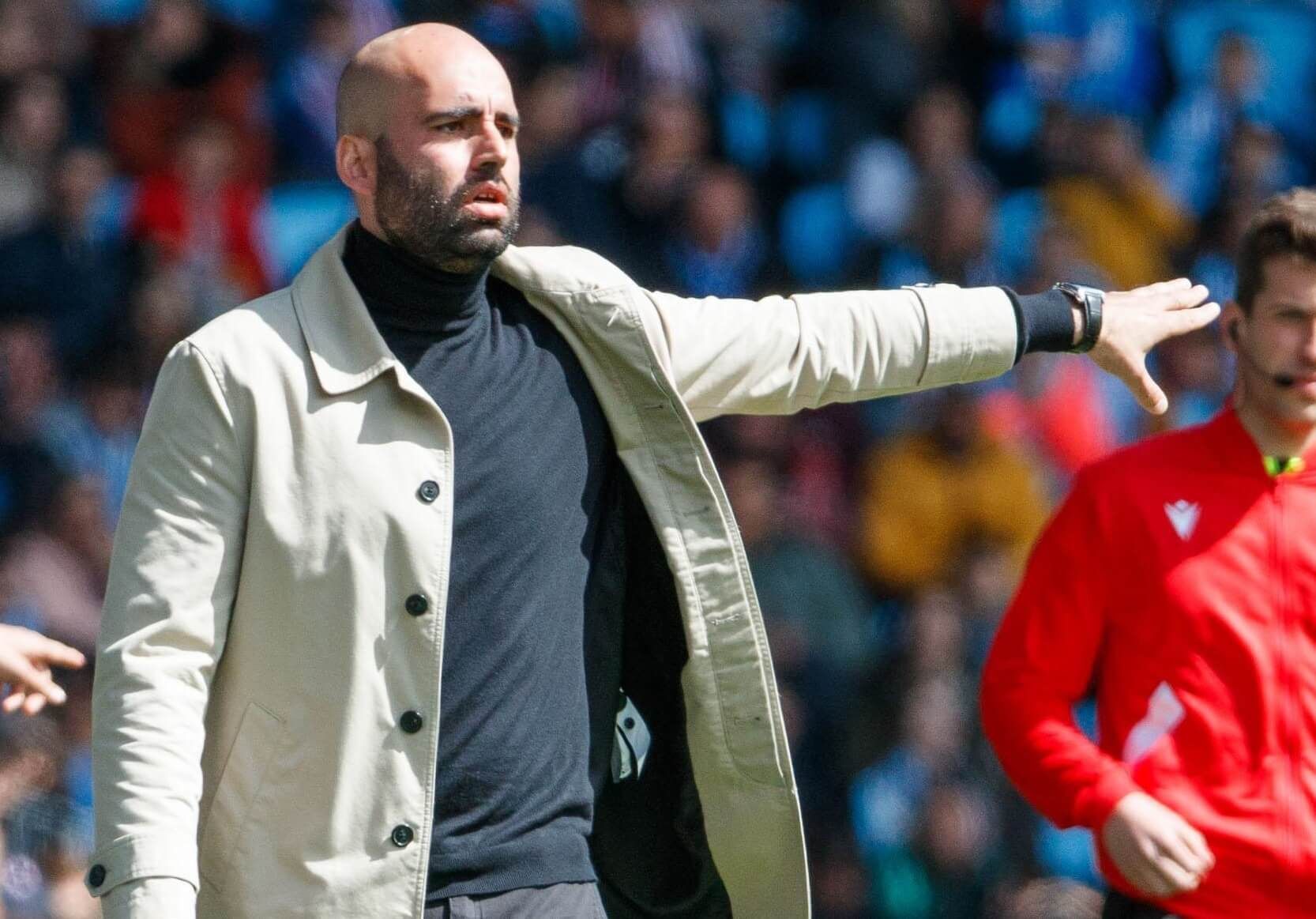  Giráldez da instrucciones en el Celta - Rayo.