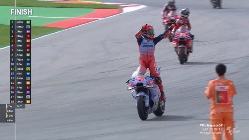  Marc Márquez, segundo en Portugal (MotoGP)