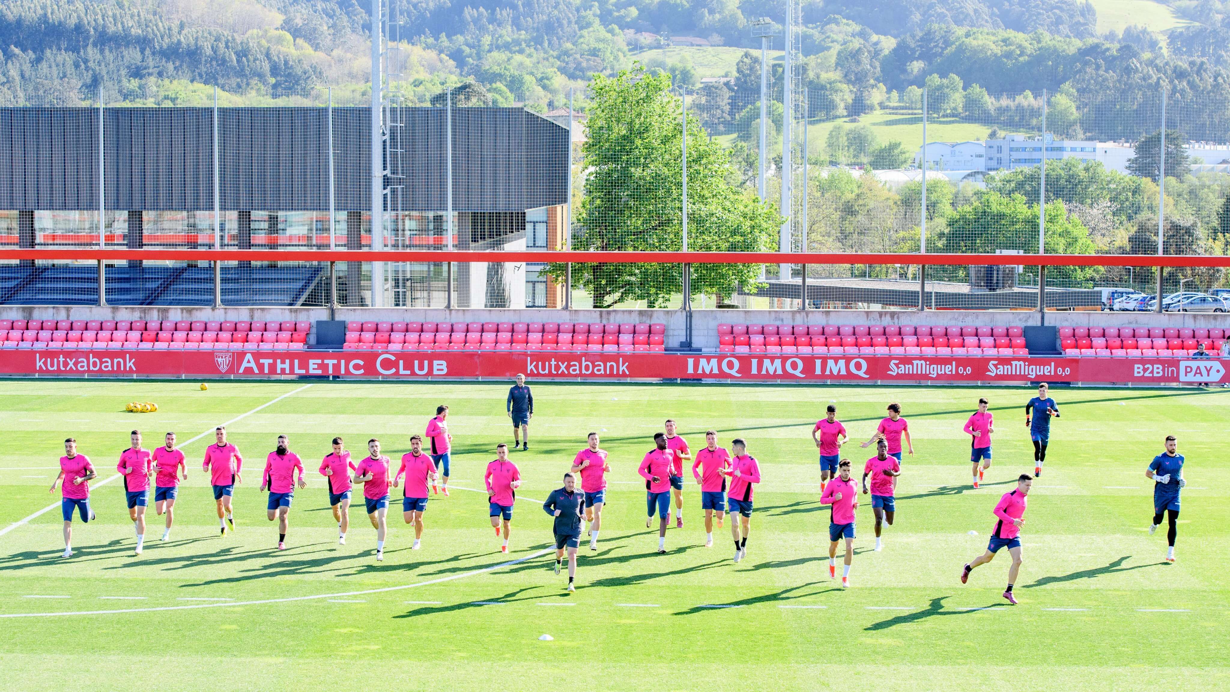  Entrenamiento del Athletic en Lezama.