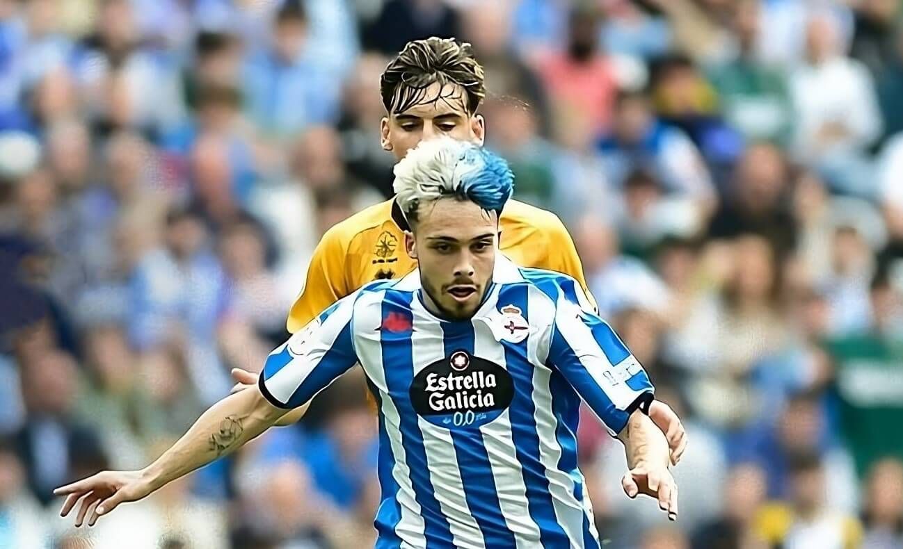 David Mella ante Unionistas (Foto: RC Deportivo).