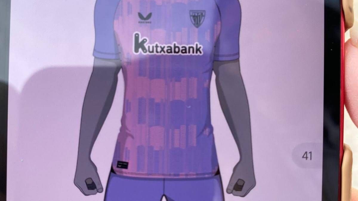  Tercera camiseta del Athletic 2024/25.