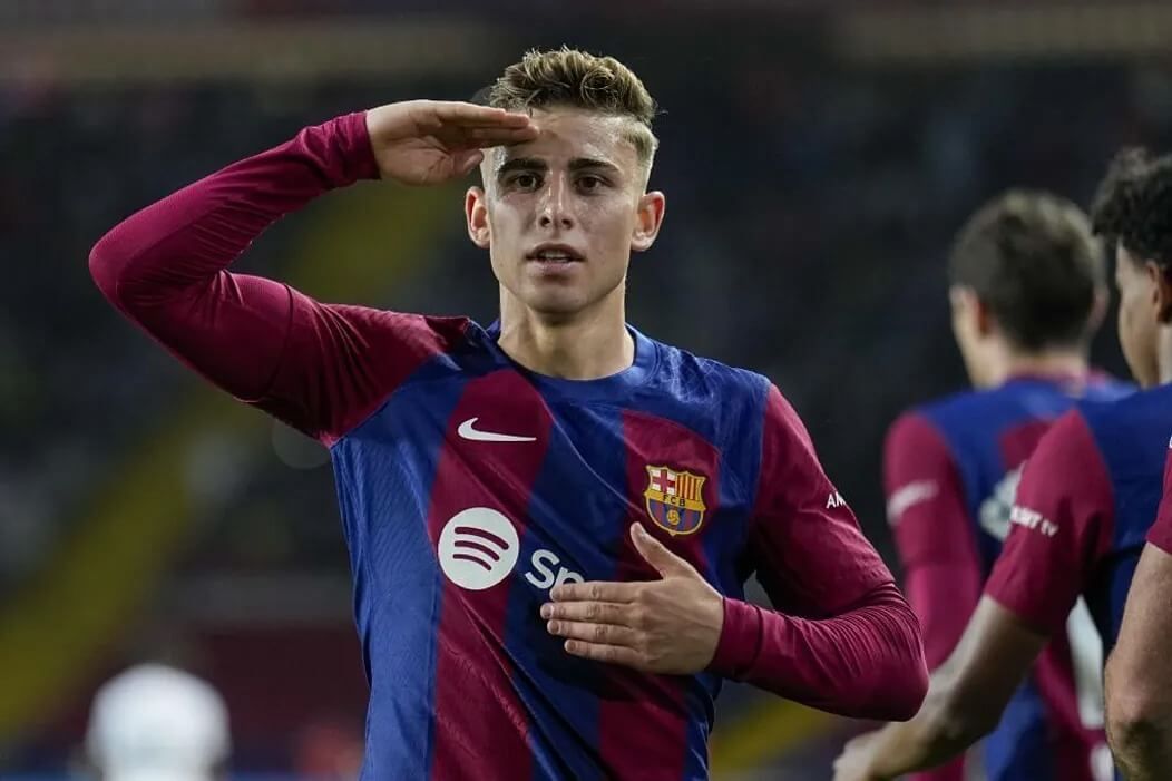 Gol de Fermín López en el Barcelona - Valencia.