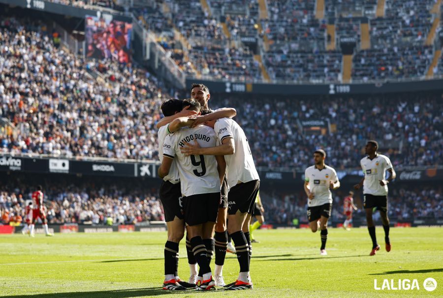  Gol de Hugo Duro para el Valencia CF ante la UD Almería.