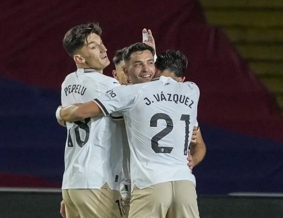 Gol de Hugo Duro al FC Barcelona.