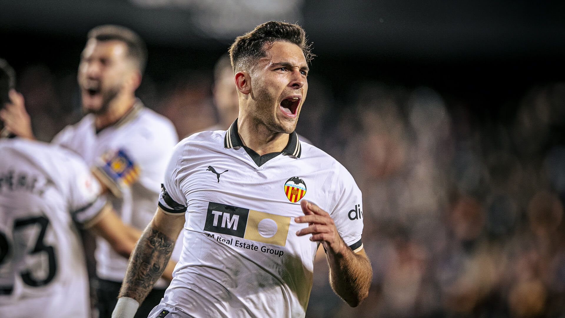 Gol de Hugo Duro al Getafe CF (Foto:Valencia CF).