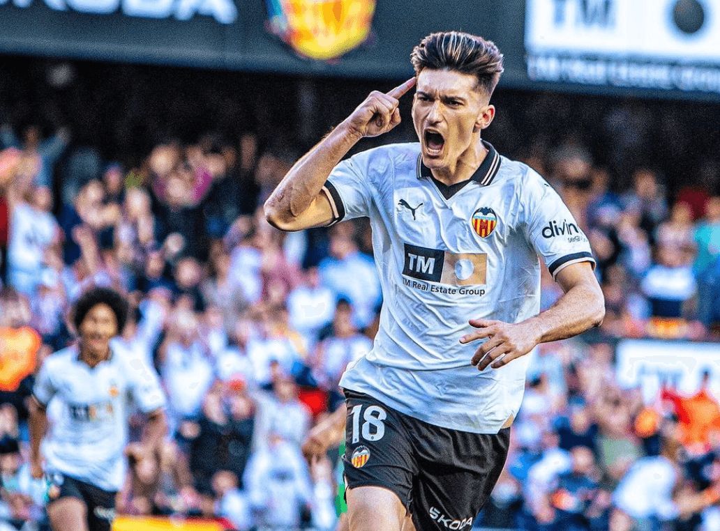 Pepelu celebra su gol ante el Betis.