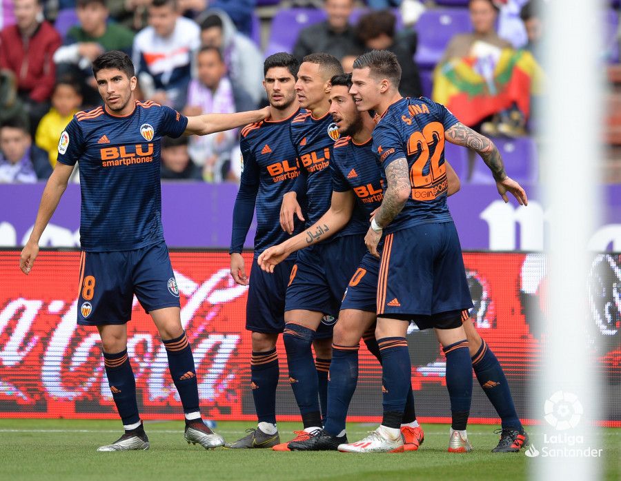  Gol de Rodrigo en el Valladolid-Valencia