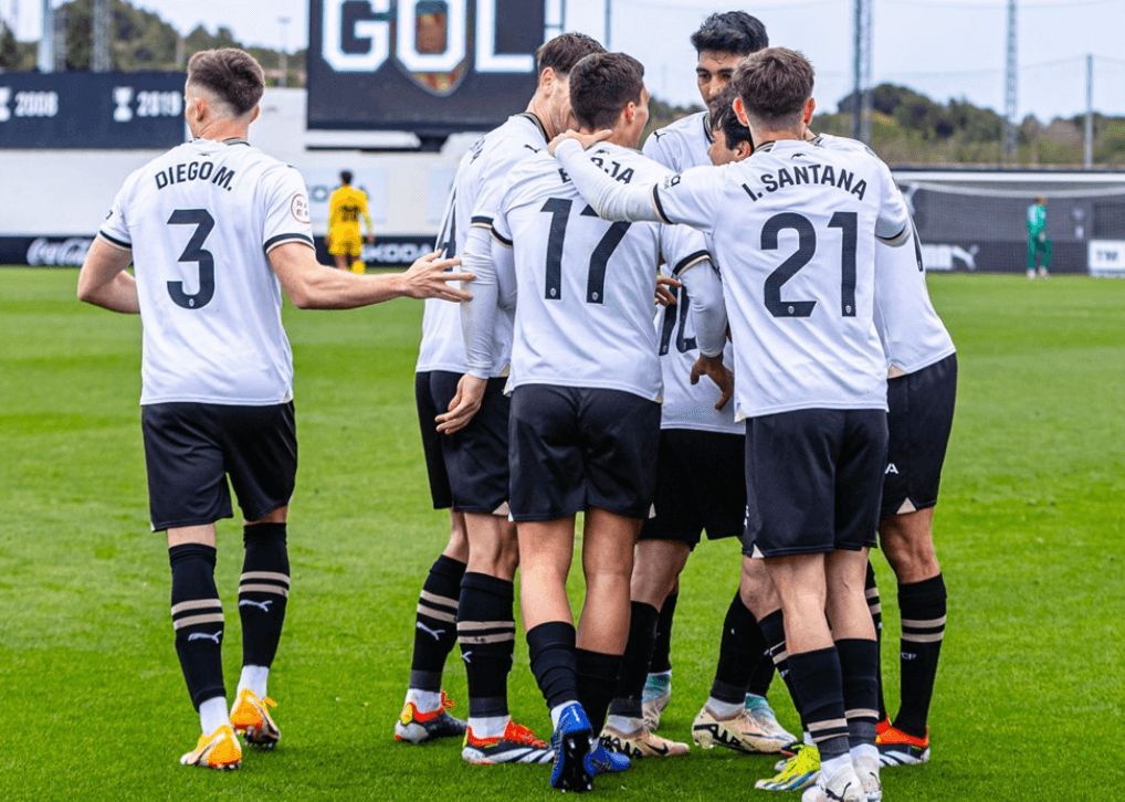 Gol del VCF Mestalla.